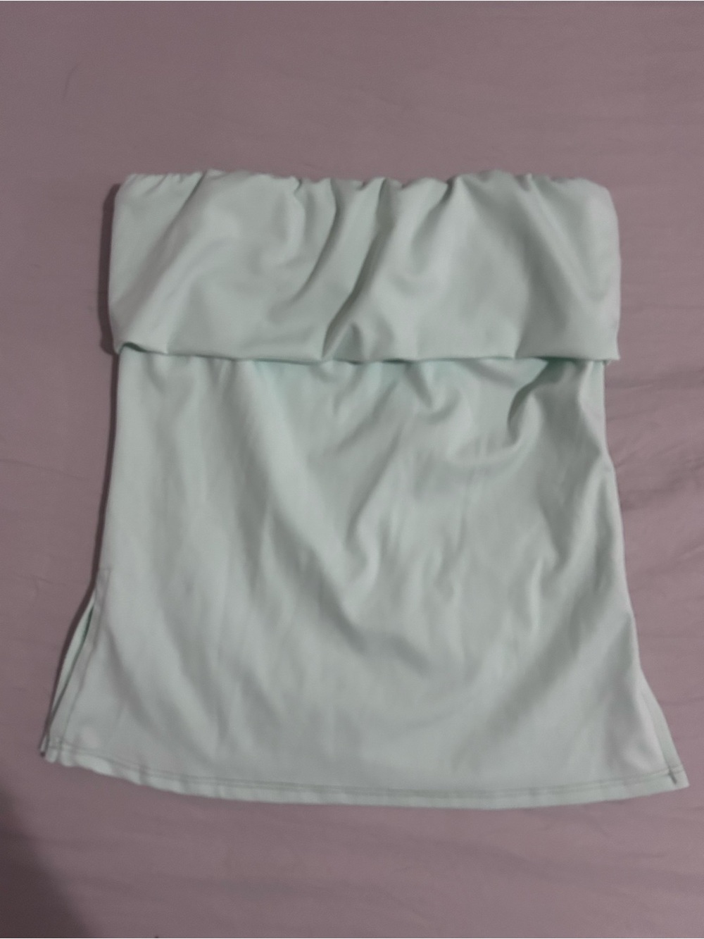 Strapless Mint Tube Dress - Women